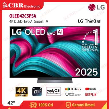 TV LG 42 Inch LED OLED42C5PSA (4K OLED EVO – AI Smart TV)