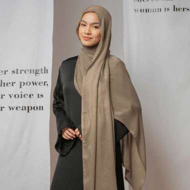 Lozy Hijab - Viscose Pashmina Nour Shawl Lozy x Lesti Kejora (Pashmina Viscose) Taupe NEW