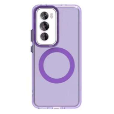 CASE FOR OPPO RENO 12 / 12 PRO CANDY COLOR MAGSAFE SHOCKPROOF COVER CASING RENO 12 5G Purple