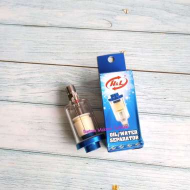H&L HL 1/4" Air Filter Mini Saringan Air Udara Oli Kompresor Angin Oil Water Separator 1/4 Inchi