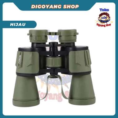 Teropong Canon Binocular 20x50 Lensa Jernih High Quality Hijau