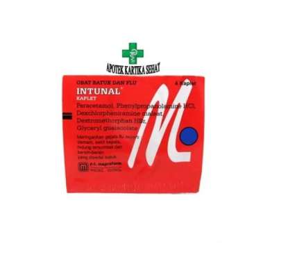 Intunal 4 Kaplet - Pereda Gejala Flu, dan Hidung Tersumbat