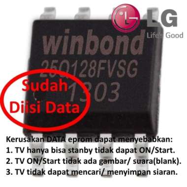 Ic Eprom Isi FW TV Digital LG 28TK430V-TA 28TK430V 28TK430 Board TP.MS3463S.PB768