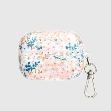 AirPods Pro (1st / 2nd gen.) Kate Spade Protective Case - Multi Floral/Rose/Pacific Green/Clear/Gold