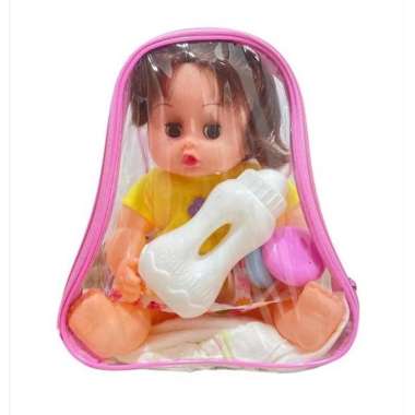 Mainan Boneka Pipis Boneka Nangis Boneka Nangis Papa MamaAda Pempes Dan Botol Susu