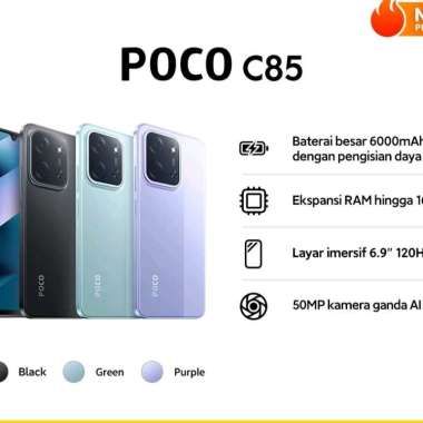 poco C85 6/128 8/256 6000mah battery Garansi Resmi 8/256 random