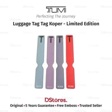 TUMI Luggage Tag/Tag Koper - Limited Edition ungu