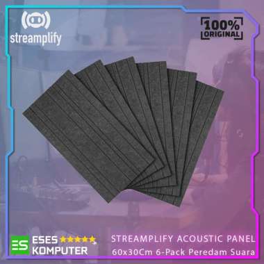 STREAMPLIFY ACOUSTIC PANEL 6-Pack | Panel Foam Peredam Suara