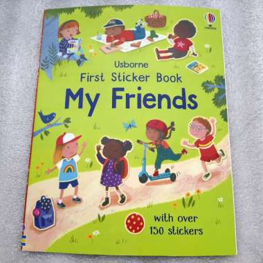 Usborne Sticker Book Anak Activity, Sticker Book Bahasa Inggris My Friend