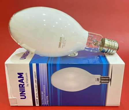 LAMPU MERCURY BLENDED BML 500 WATT E400 COATED UNIRAM