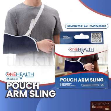 Onehealth Pouch Arm Sling Gendongan Tangan Patah Tulang Penyangga Lengan Bahu Body Support Ukuran M