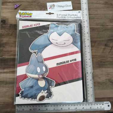 Ultra Pro 9-Pocket Portfolio Binder Buku Album 180 Kartu Pokemon Magic Sport Pikachu Pokeball Chariz