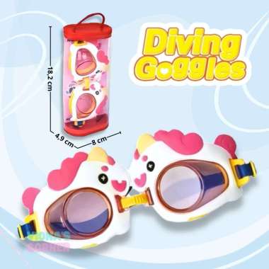 Kacamata Renang Anak Karakter Kaca Mata Berenang Perempuan Laki-laki 3 Tahun Swimming Googles Lucu U