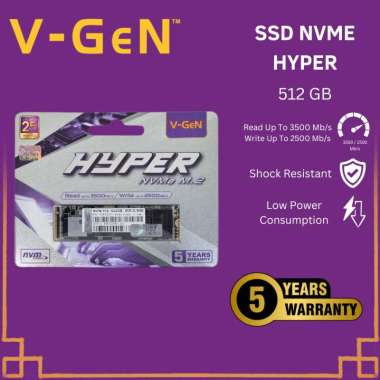 V-GEN HYPER Ssd M.2 NVme 128GB/256GB/512GB/ITB NVME NVME-512GB