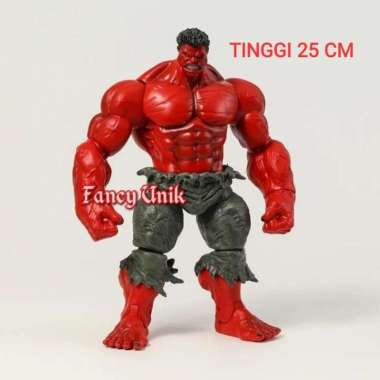 Action Figure New Red Hulk Green Hulk 25 Cm - Hijau Merah