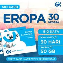 Simcard Eropa Turki Swiss Kuota Besar | Europe Turkey BigData Sim Card