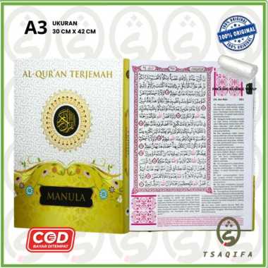 Al Quran MANULA JUMBO Terjemah Besar Al Quran Manula Besar Penerbit Pustaka MANTIQ