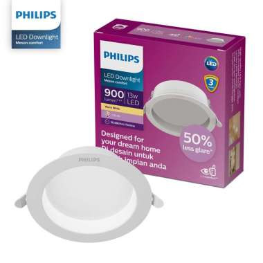 Philips Lampu LED Downlight Meson Comfort 13W 3000K Kuning