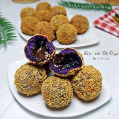 Bola Ubi Ungu Lumer Coklat Argotelo Oleh-Oleh Khas Salatiga Enak (Jakarta Timur)