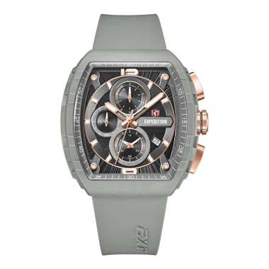 Jam Tangan Pria Expedition Chronograph E 6782 MC RRGDGGR-EC Men Eco Ceramic Green Rubber Strap