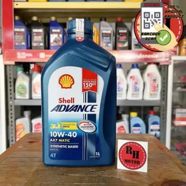 Oli Shell Ax7 Jual Oli Motor Shell Advance Ax7 Scooter Matic (10w-40) (0.8l) Di ...