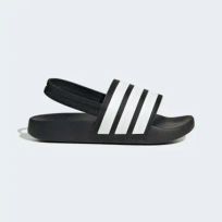 adidas Kids Adilette Estrap Slides Core Black (JR5328)