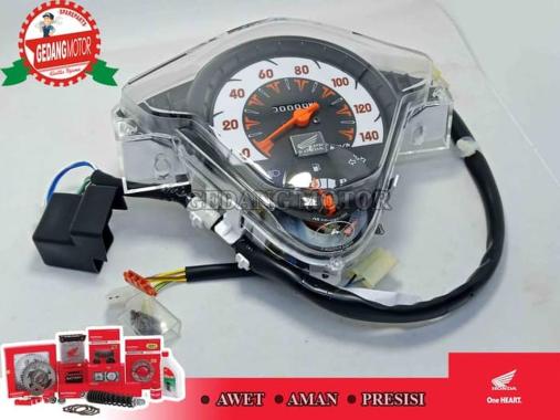 SPEEDOMETER ASSY BEAT OLD KARBU ORIGINAL HONDA KVY Clear