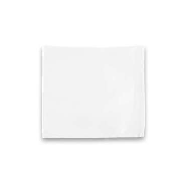 IndoLinen - Napkin / Serbet Plain Damask 50 x 50 cm White
