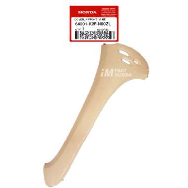AHM 64201-K2F-N00ZL Cover R Front Sayap Kanan Scoopy eSP K2F 2020 Fashion Cream Krem