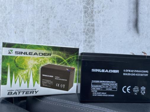 Baterai aki kering sprayer elektrik 8A