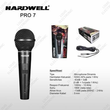 Mic Kabel HARDWELL PRO 7 Original Microphone Kabel HARDWELL PRO 7 ORI