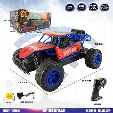 RC Buggy Rock Crawler Offroad Mainan Anak Mobil Remote Control Radio Control RADAR RDR1206 SPIDERMAN
