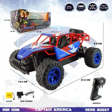 RC Buggy Rock Crawler Offroad Mainan Anak Mobil Remote Control Radio Control RADAR RDR1206 CAPTAIN A