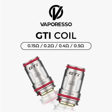 VAPORESSO GTi Replacement Mesh Coil 5pcs Coil GTi 100% Authentic 0.5Ī©*5pcs