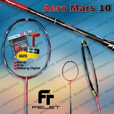 raket badminton felet aero mars 10 original aeromars 10 bonus lengkap