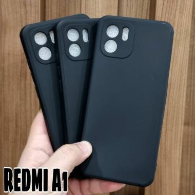 Case Xiaomi Redmi A1 2022 Premium Premium Black Silicone Casing