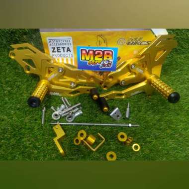 Underbone Footstep Cnc Nui Zeta Satria Fu Karbu Carbu Lama Barong Gold