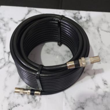 kabel antena TV 20 m Jack compression+ male to female/kabel tv digital