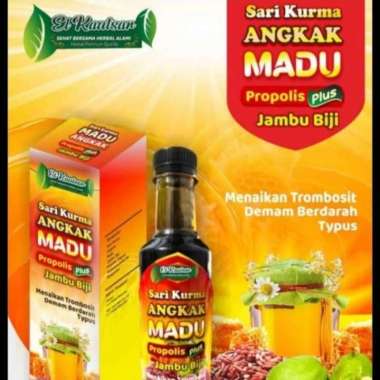 Sari Kurma Madu Plus Angkak 470gr | Madu Angkak Penurun Deman Elkautsa