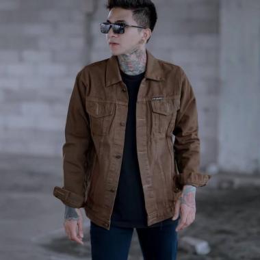 Jaket Jeans Denim Original Distro Bandung Kuning - XL