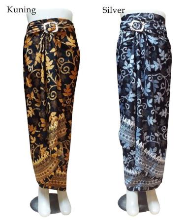 Rok Lilit Batik, Bawahan Kebaya motif daun Paya Paya Kuning