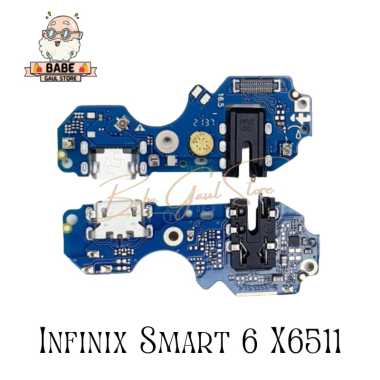 KONEKTOR CAS INFINIX SMART 6 FLEX PAPAN CHARGING BOARD FLEXIBLE ORIGINAL