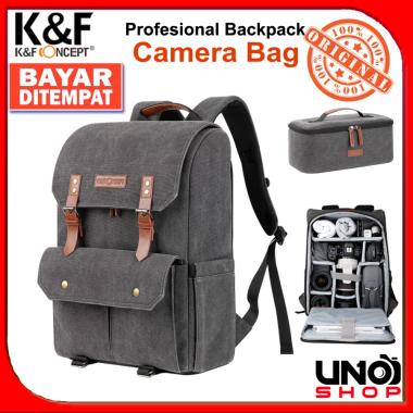 K&F Camera Backpack With Removable Case Tas Kamera KNF KF13.104 Grey