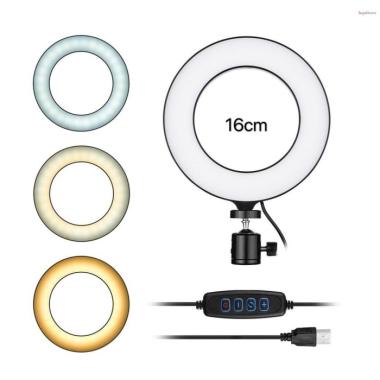 Ringlight Led 16CM Lampu makeup/ Vlog Lampu Ringlight/ Lampu LED Multicolor