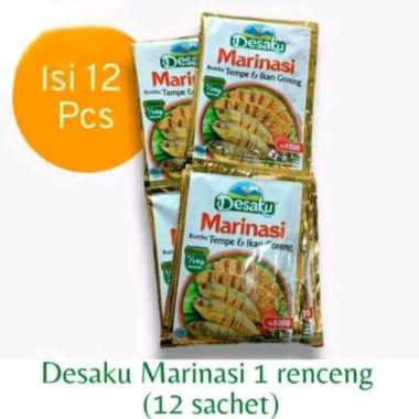 Desaku Marinasi Bumbu Tempe & Ikan Goreng ( 12sachet- 15gr)