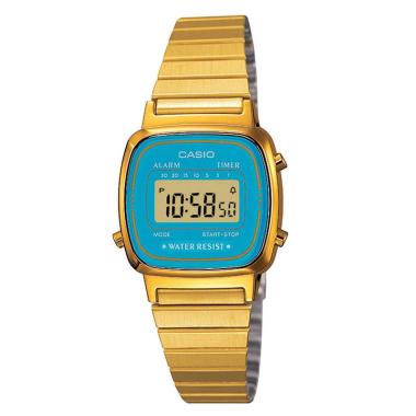 CASIO ORIGINAL - CASIO LA670WGA-2D - JAM TANGAN WANITA JAM WANITA LA - Stainless Steel CASIO LA670WG