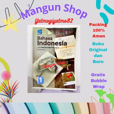 Buku Bahasa Indonesia Kelas X.10 SMA Kurikulum Merdeka Grafindo