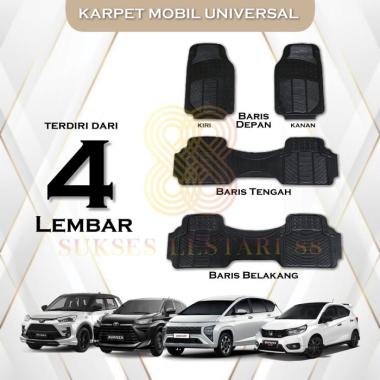 KARPET MOBIL UNIVERSAL MITSUBISHI XPANDER PAJERO XPANDER CROSS 1 BARIS (DEPAN)