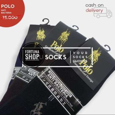 Kaos Kaki Pria Kerja Kantor - Men Socks Polo Antibacteria Mix Campur