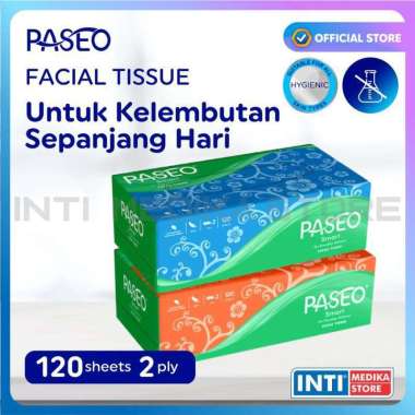 PASEO - Facial Tissue 2 Ply SMART 120s BOX | Tisu Wajah / Muka